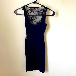 Bebe lace body on dress